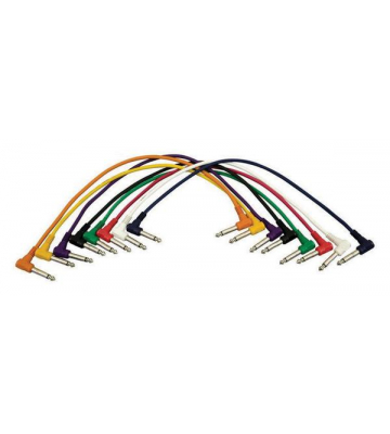 Right-Angle Patch Cables (QTR-QTR, 8-pack)