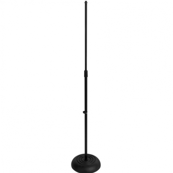 On Stage Round Base Mic Stand (Black)