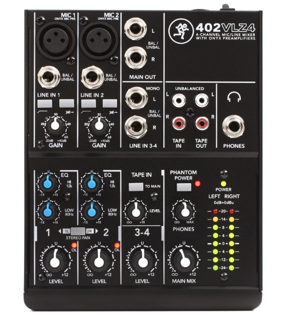 Mackie 402VLZ4 4-channel Compact Analog Mixer