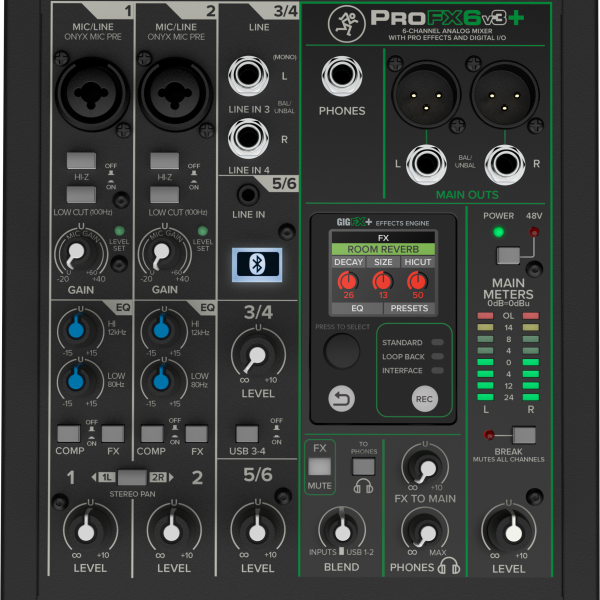 Mackie ProFX6v3+